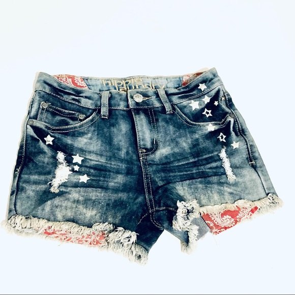 hippie laundry Other - Hippie Laundry Stars Denim Jeans Shorts Size or Womens Size XS or 24